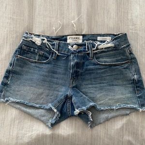 Frame denim shorts